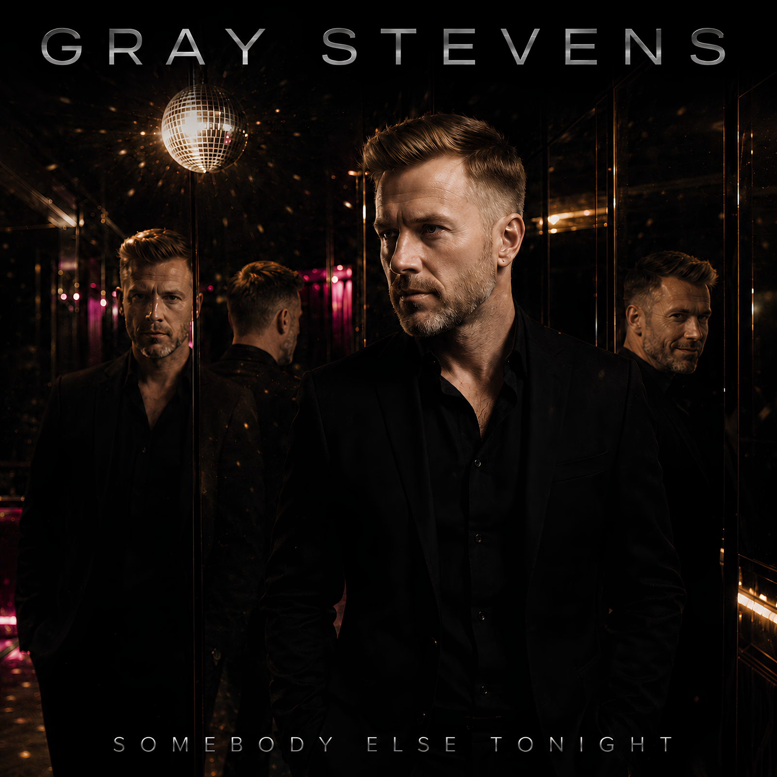 SOMEBODY ELSE TONIGHT single artwork by Gray Stevens